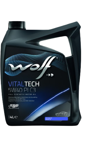 Моторное масло Wolf VitalTech 5W-40 PI C3, 4л 